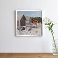 Load image into Gallery viewer, Mid Century Original Oil Painting from Sweden by Tage Nilsson

