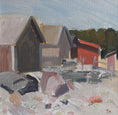 Load image into Gallery viewer, Mid Century Original Oil Painting from Sweden by Tage Nilsson
