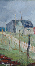 Load image into Gallery viewer, Vintage Art Mid Century Coastal Oil Painting from Sweden
