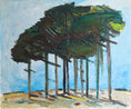 Load image into Gallery viewer, Mid Century Vintage Art Room Original Landscape Oil Painting from Sweden
