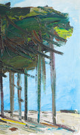Load image into Gallery viewer, Mid Century Vintage Art Room Original Landscape Oil Painting from Sweden
