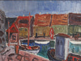 Load image into Gallery viewer, Mid Century Vintage Art Original Oil Painting from Sweden

