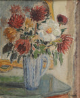 Load image into Gallery viewer, Mid Century Vintage Original Still Life Painting from Sweden

