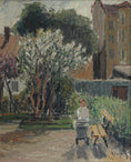 Load image into Gallery viewer, Vintage Original Cityscape Oil Painting from Sweden
