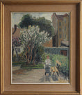 Load image into Gallery viewer, Vintage Original Cityscape Oil Painting from Sweden
