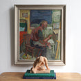 Load image into Gallery viewer, Vintage Portrait of Artist Working in Studio from Sweden
