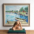 Load image into Gallery viewer, Vintage Mid Century Original Oil Painting from Sweden
