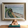 Load image into Gallery viewer, Vintage Mid Century Original Coastal Oil Painting
