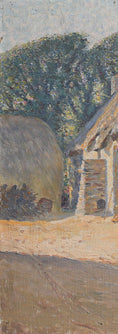 Load image into Gallery viewer, Vintage Original Farmhouse Oil Painting from Sweden
