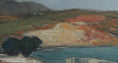 Load image into Gallery viewer, Vintage Art Original Landscape Oil Painting from Sweden

