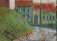 Load image into Gallery viewer, Vintage Mid Century Colorful Landscape Oil Painting from Sweden
