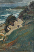 Load image into Gallery viewer, Mid Century Vintage Art Room Oil Painting from Sweden
