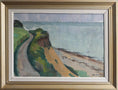 Load image into Gallery viewer, Vintage Mid Century Original Coastal Oil Painting
