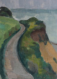 Load image into Gallery viewer, Vintage Mid Century Original Coastal Oil Painting
