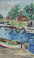 Load image into Gallery viewer, Vintage Mid Century Original Oil Painting from Sweden

