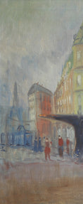 Load image into Gallery viewer, Vintage Original Stockholm Cityscape Oil Painting
