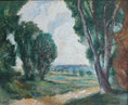 Load image into Gallery viewer, Vintage Art Room Original Landscape Oil Painting
