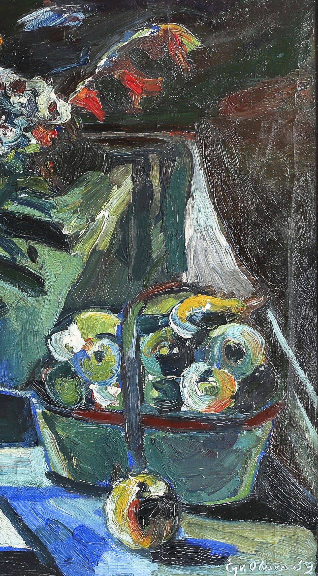 Affordable Vintage Art from Sweden Original Still Life