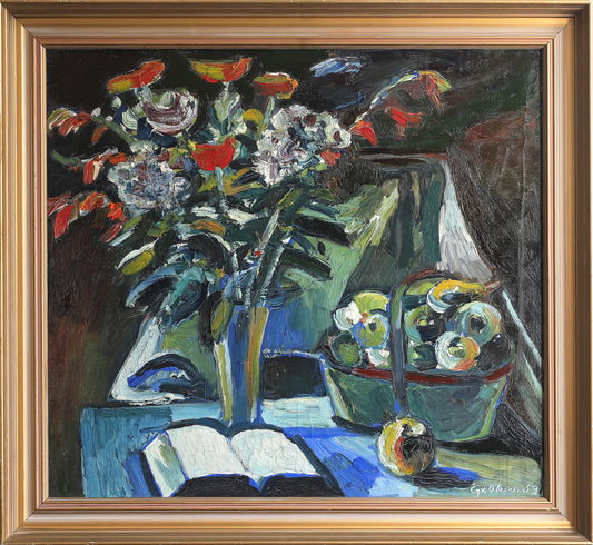 Affordable Vintage Art from Sweden Original Still Life