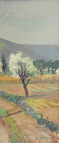 Load image into Gallery viewer, Vintage Art Room Mid Century Original Oil Painting from Sweden
