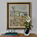 Load image into Gallery viewer, Vintage Art Room Mid Century Original Oil Painting from Sweden
