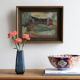 Load image into Gallery viewer, Vintage Art Room Original Farmhouse Painting from Sweden
