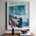 Load image into Gallery viewer, Vintage Original Abstrcat Oil Painting from Sweden
