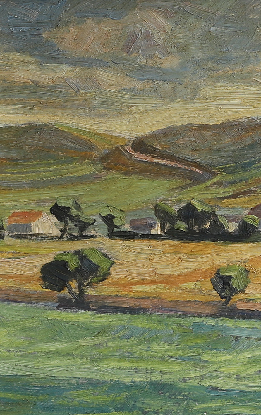 Mid Century Orignal Landscape Oil Painting 1950