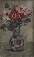 Load image into Gallery viewer, Vintage Original Still Life Original Oil Painting from Sweden
