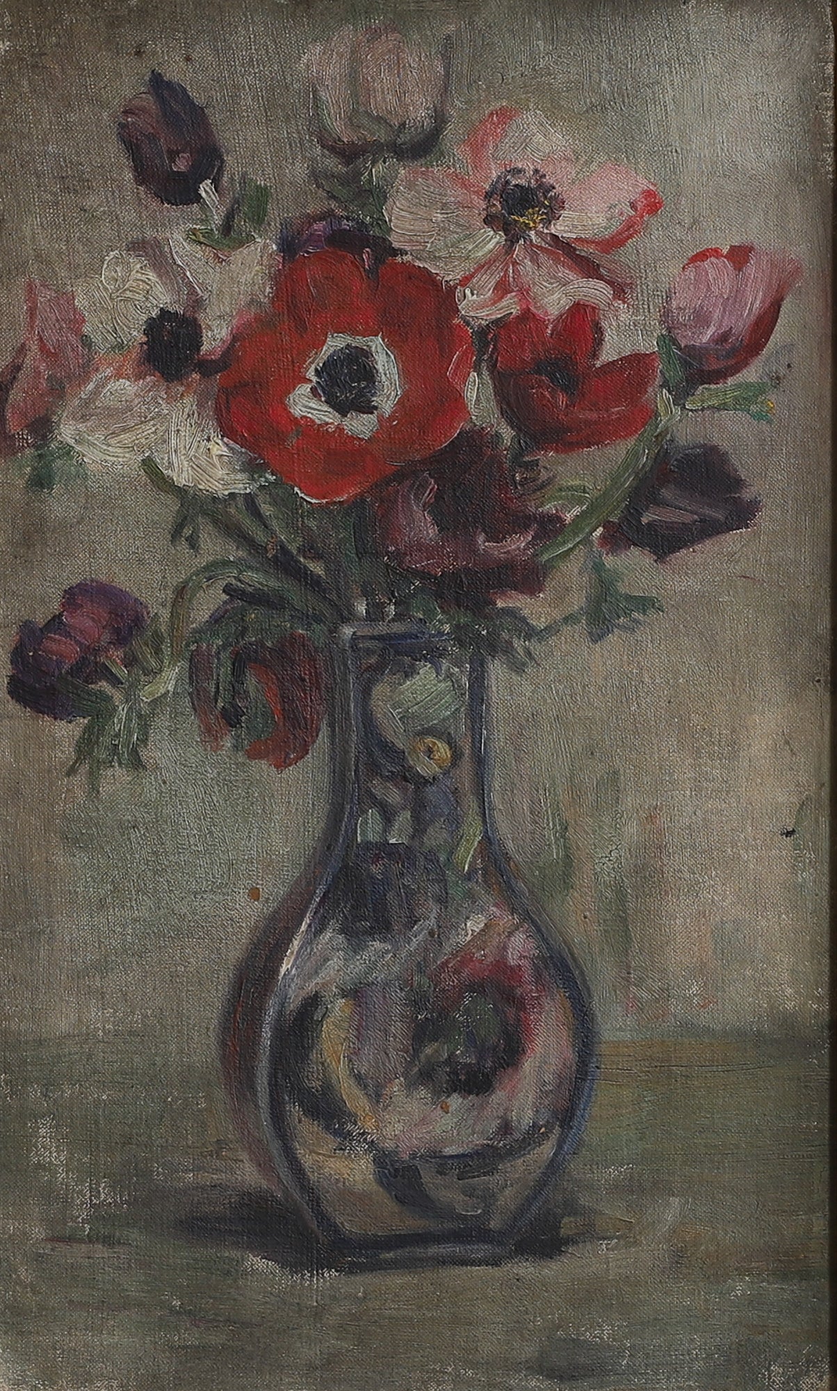 Vintage Original Still Life Original Oil Painting from Sweden