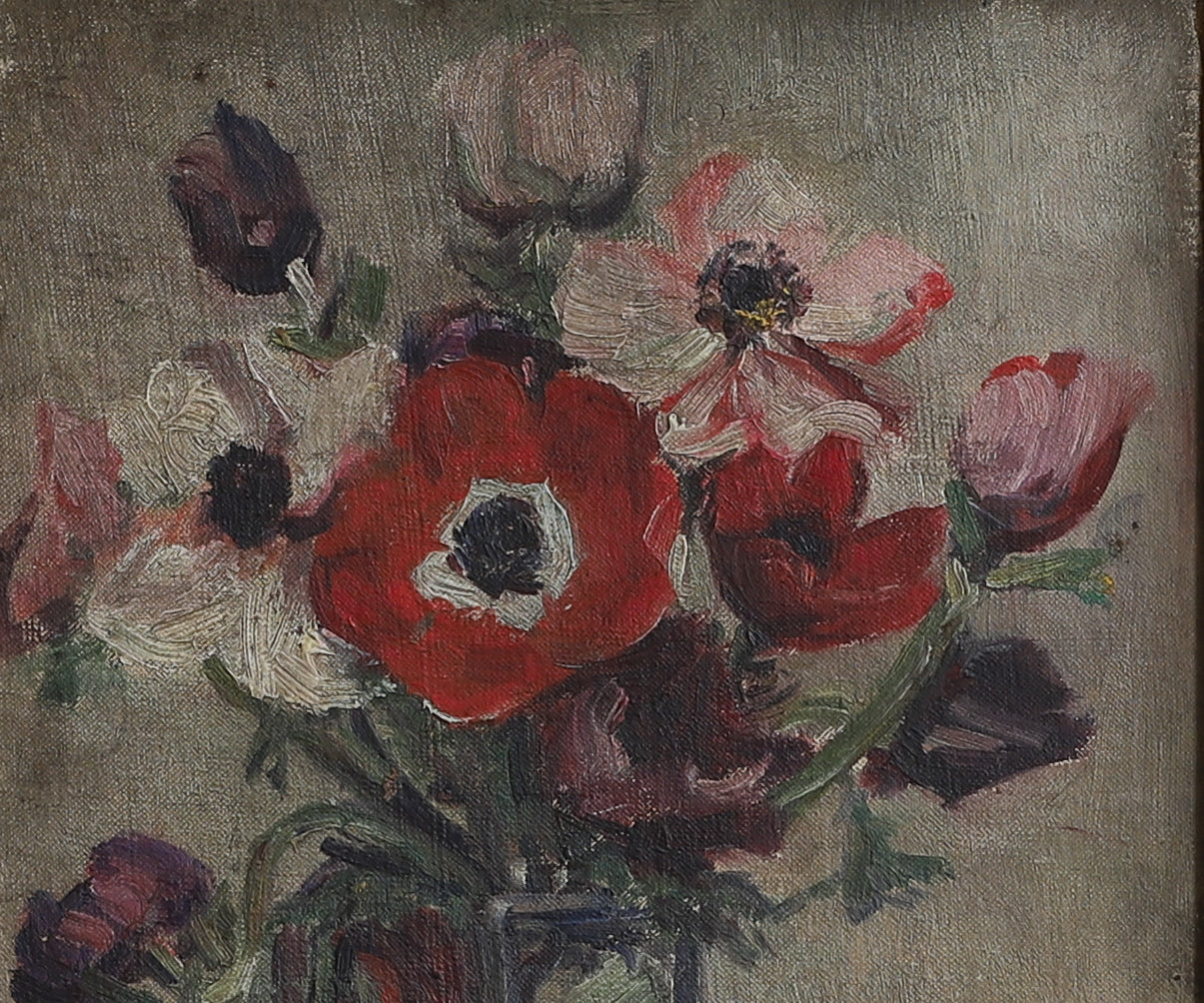 Vintage Original Still Life Original Oil Painting from Sweden