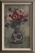 Load image into Gallery viewer, Vintage Original Still Life Original Oil Painting from Sweden
