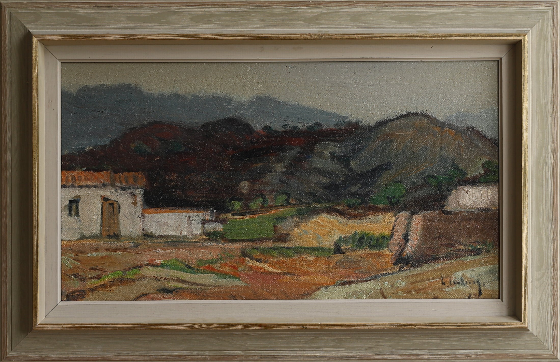 Mid Century Original Landscape Vintage By G Isaksson from Sweden