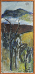 Load image into Gallery viewer, Mid Century Vintage Art Oil Painting from Sweden 1964
