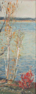 Load image into Gallery viewer, Vintage Mid Century Oil Painting from Sweden
