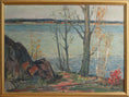 Load image into Gallery viewer, Vintage Mid Century Oil Painting from Sweden
