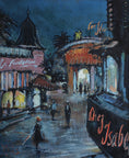 Load image into Gallery viewer, Mid Century Vintage Original Oil Painting of Paris
