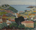 Load image into Gallery viewer, Mid Century Vintage Original Coastal Oil Painting
