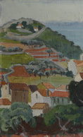 Load image into Gallery viewer, Mid Century Vintage Original Coastal Oil Painting
