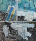 Load image into Gallery viewer, Vintage Original Abstrcat Oil Painting from Sweden
