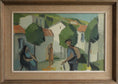 Load image into Gallery viewer, Mid Century Vintage Art Room Original Oil Painting from Sweden
