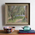 Load image into Gallery viewer, Mid Century Original Landscape Oil Painting From Sweden
