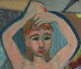 Load image into Gallery viewer, Mid Century Vintage Original Figurative Painting from Sweden
