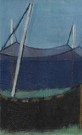 Load image into Gallery viewer, Original Mid Century Coastal Oil Painting from Sweden
