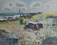 Load image into Gallery viewer, Vintage Coastal Oil Painting From Sweden by J Bören
