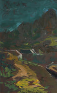 Load image into Gallery viewer, Affordable Art Mid Century Vintage Original Oil Painting  from Sweden
