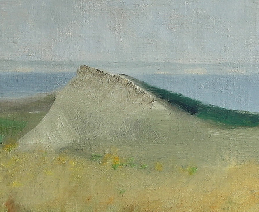 Vintage Mid Century Oil Painting from Sweden