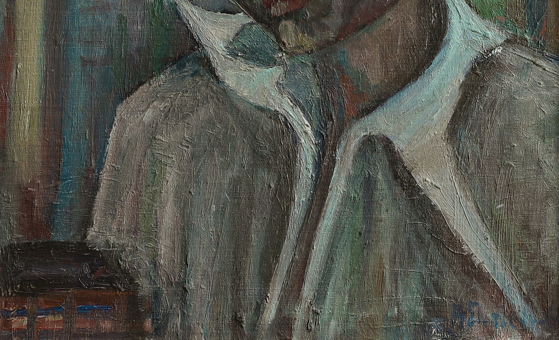 Vintage Mid Century Original Boy's Portrait from Sweden 1960