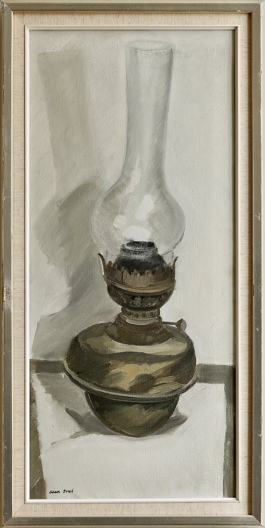 Affordable Art Vintage Original Still Life Painting from Sweden