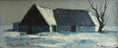 Load image into Gallery viewer, Vintage Art Original Winterscape Oil Painting from Sweden

